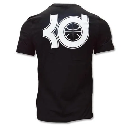 Мужская футболка с коротким рукавом Kevin Durant Logo Nike, Schwarz — фото 3