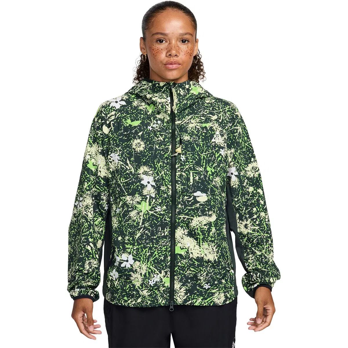 Женская куртка с защитой от солнца Nike ACG Five Towers Jacket, Black Spruce/Black Spruce/Summit White