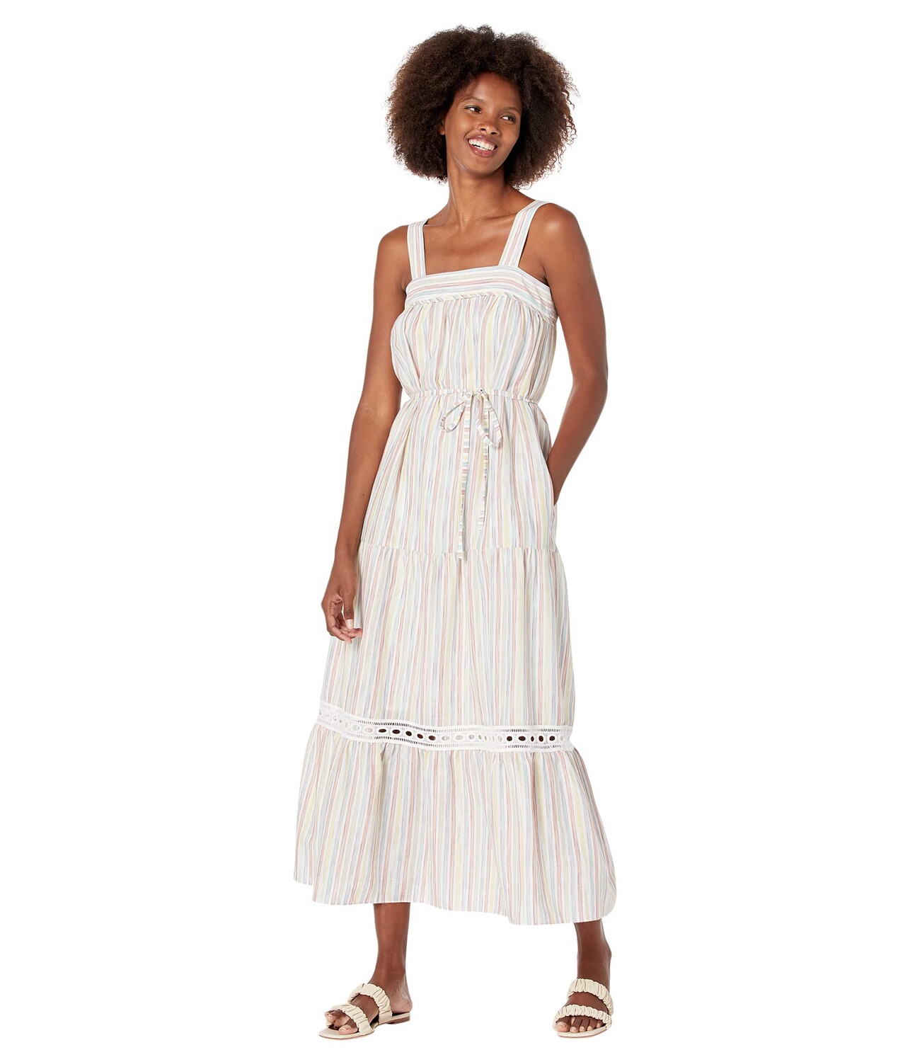 

Платье Maggy London, Striped Maxi with Trim