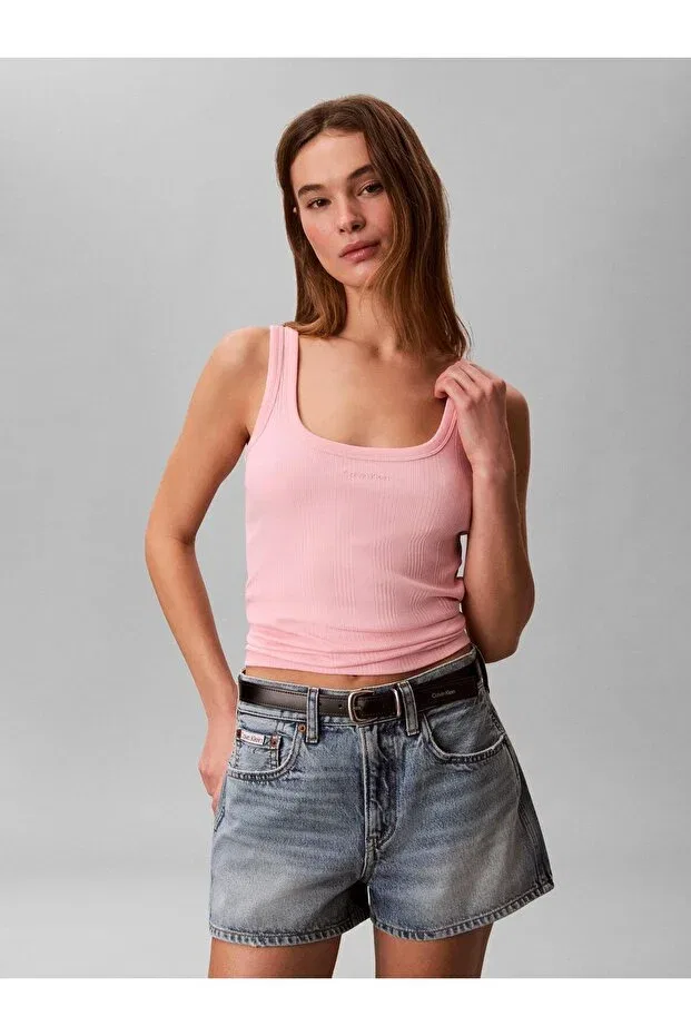 Женская футболка без рукавов Calvin Klein, Aloha Pink — фото 2