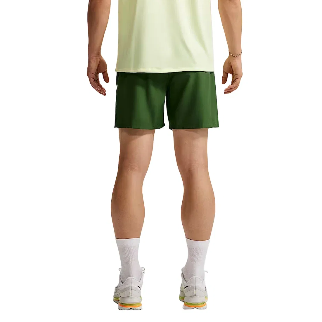 Мужские шорты для бега с принтом Nike Miler Dri-FIT, зеленый — фото 3