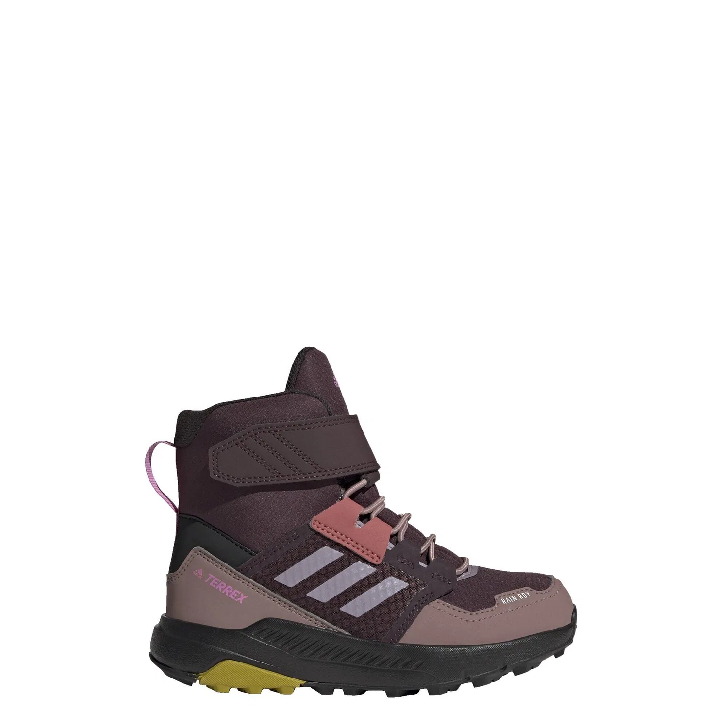 Детские зимние ботинки для хайкинга TERREX Trailmaker High COLD.RDY Adidas, Rot Violett Helllila