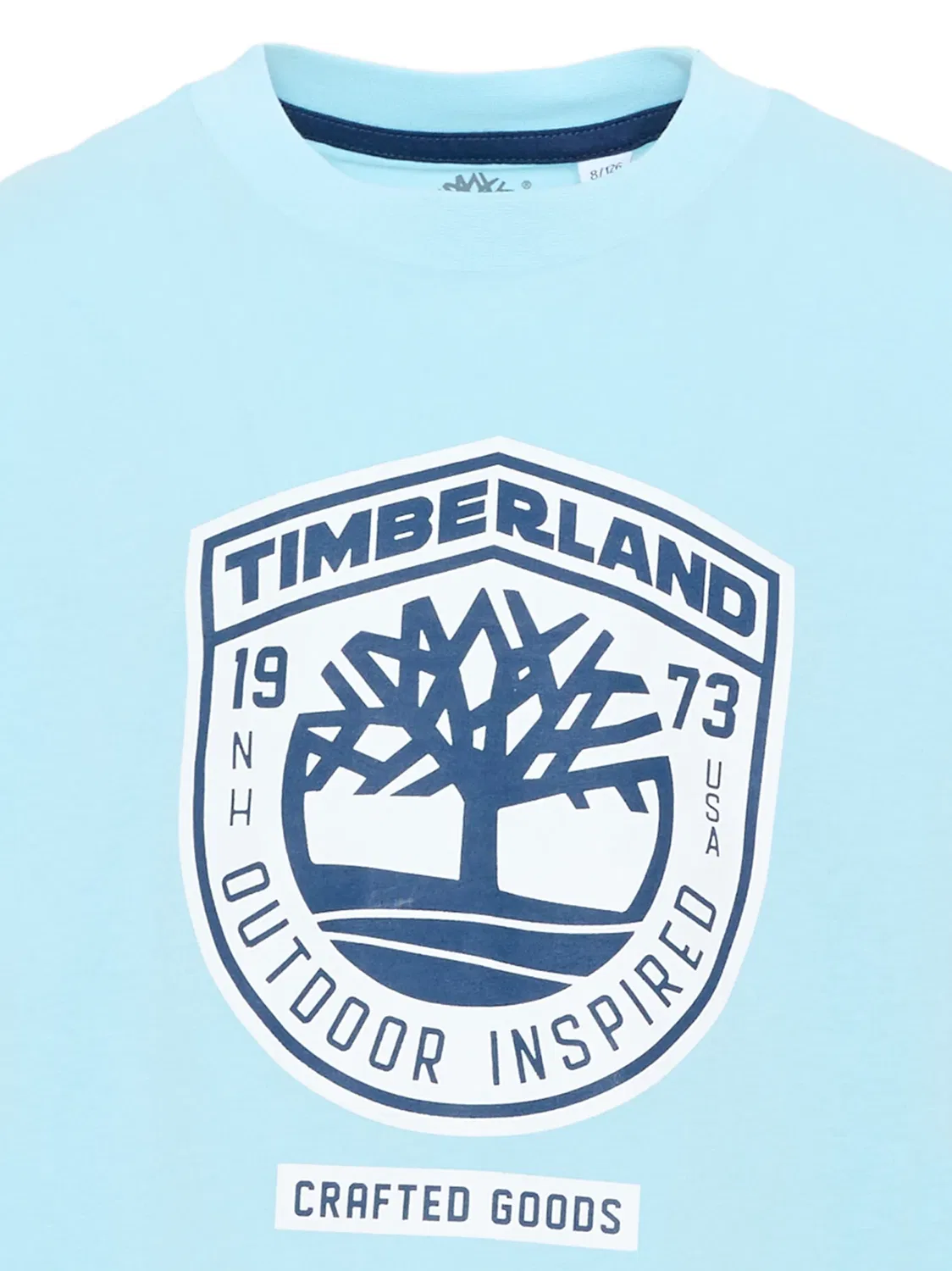 Футболка из органического хлопка, синяя Timberland, синий — фото 2