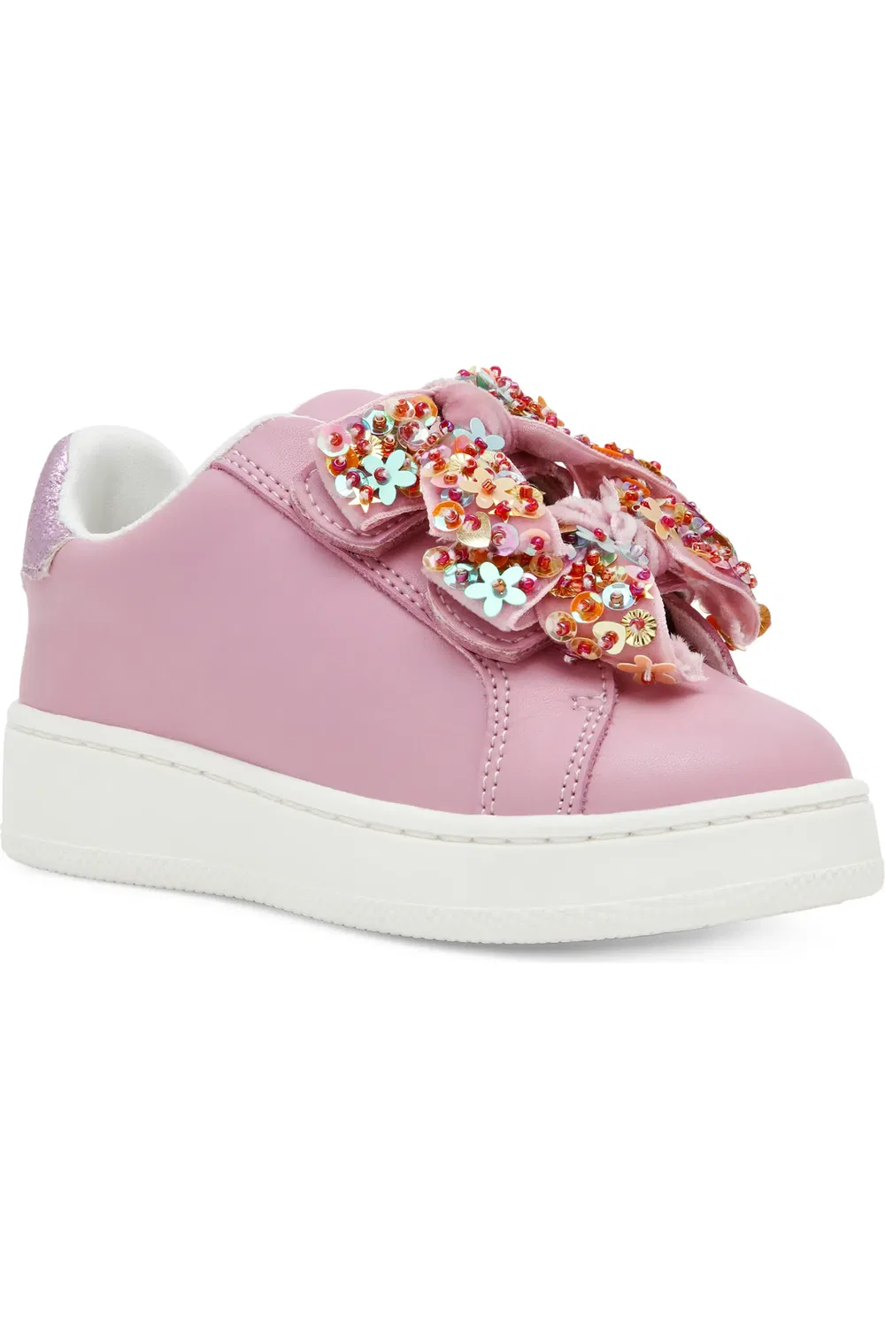 Кроссовки детские с бантом и пайетками TTALES Steve Madden, розовый