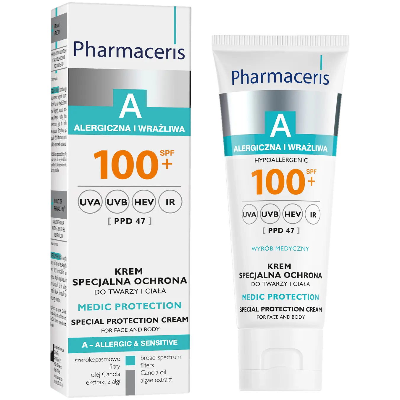Крем для лица SPF PHARMACERIS A Medic Protection защитный и тела — фото 2