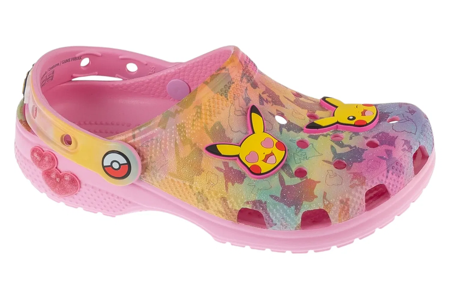 Вьетнамки детские Crocs Classic Pikachu, розовый