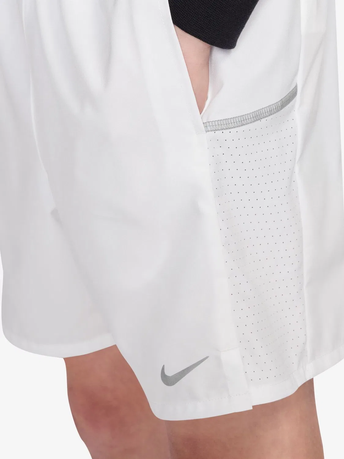 Шорты тренировочные Miler Dri-FIT Nike, белый — фото 4