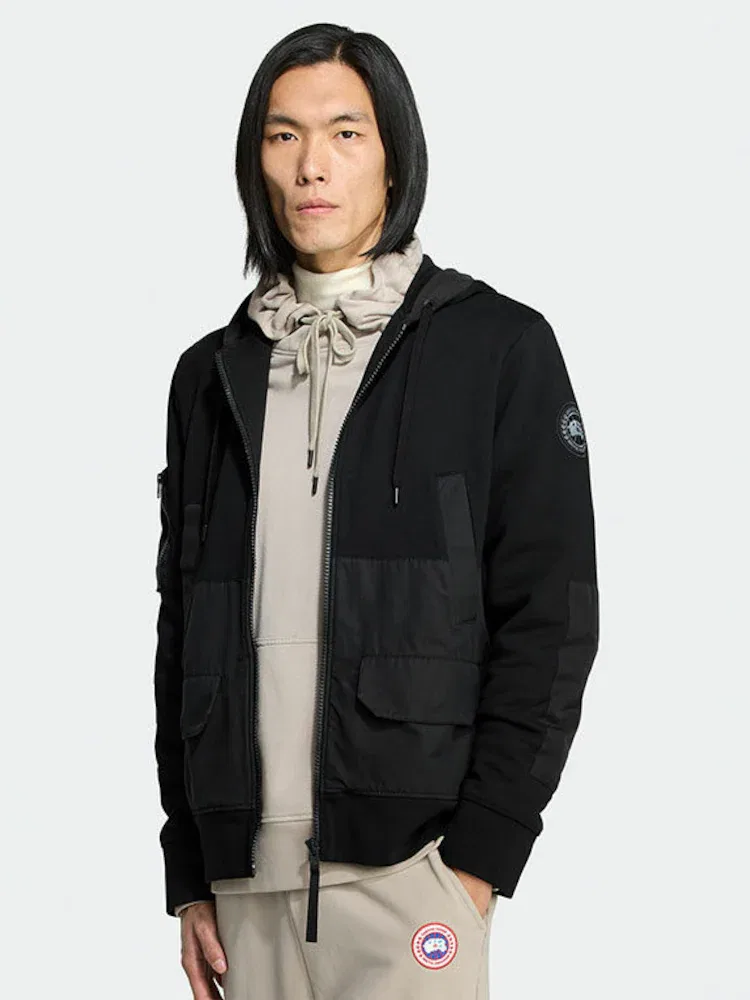Футболка с коротким рукавом Perris Pull Zip Hoody CANADA GOOSE, Blue — фото 2