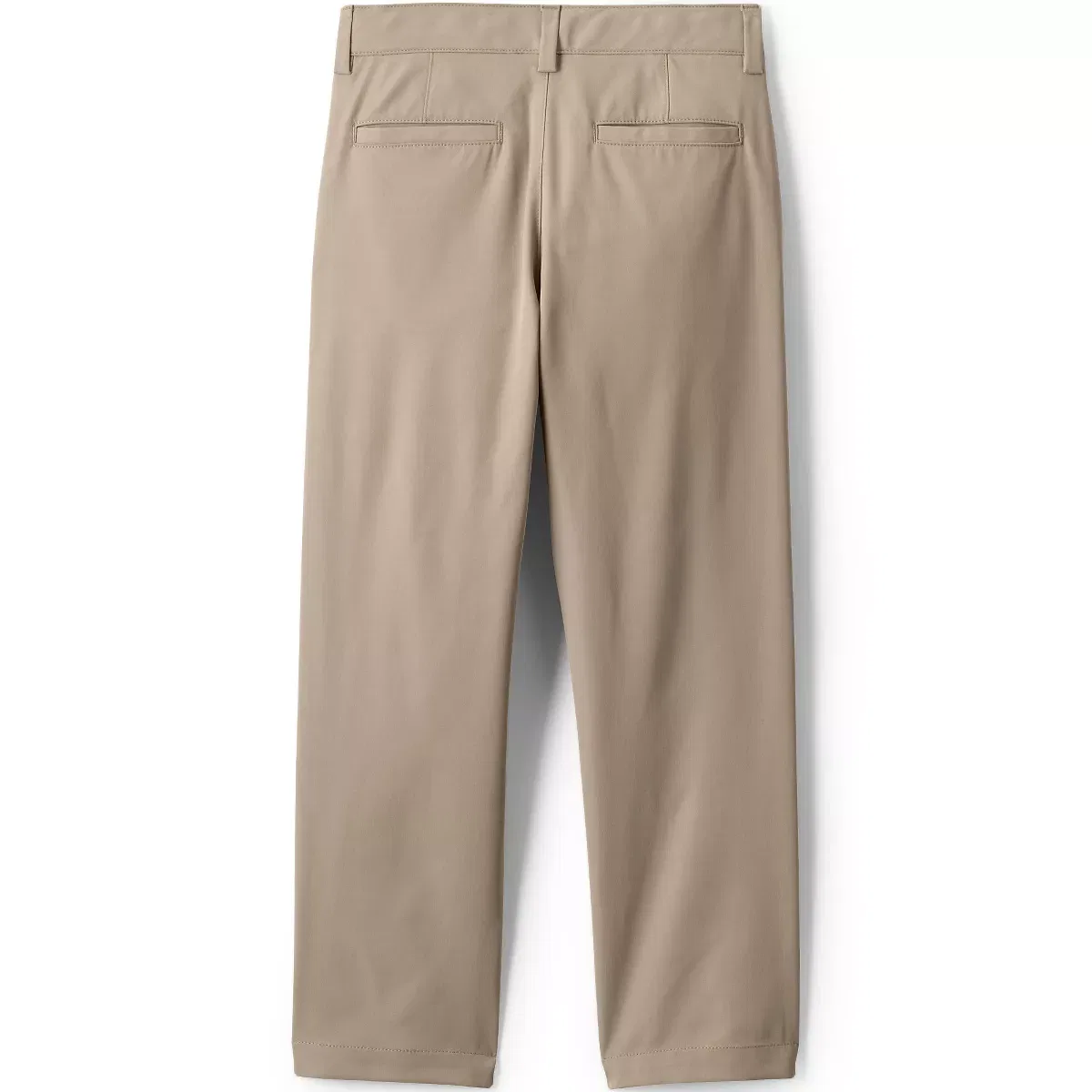 Детские брюки Active Chino с влагоотводящей отделкой Lands' End, Khaki — фото 4