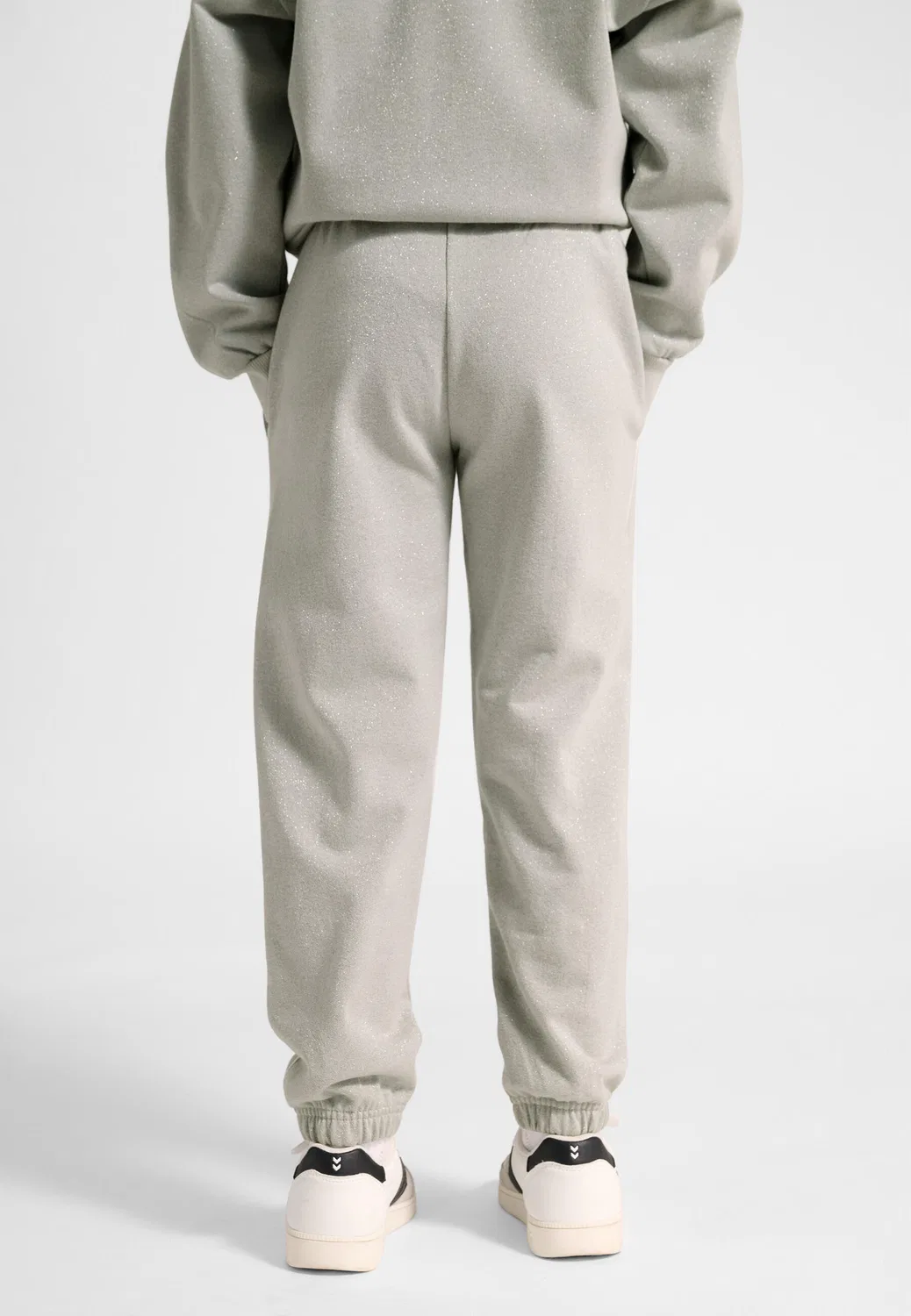 Детские спортивные штаны с регулируемой талией Hmljr Loose Hummel, Hellgrau — фото 2