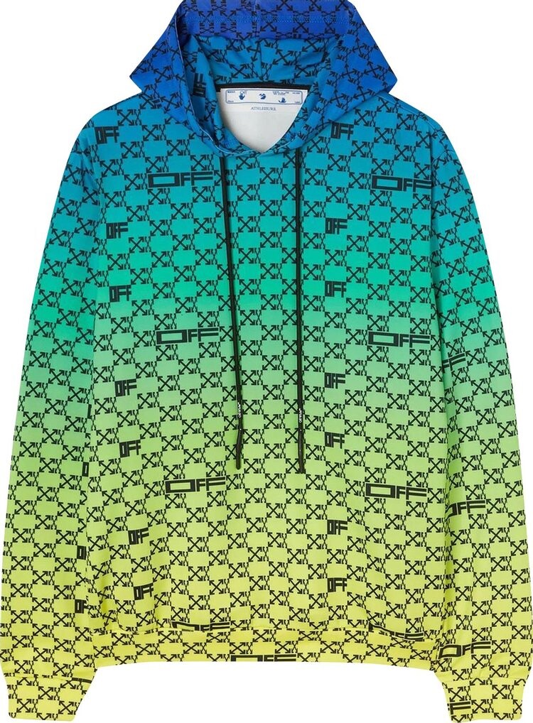 

Худи Off-White Athl Monogram Hoodie 'Multicolor/Black', разноцветный