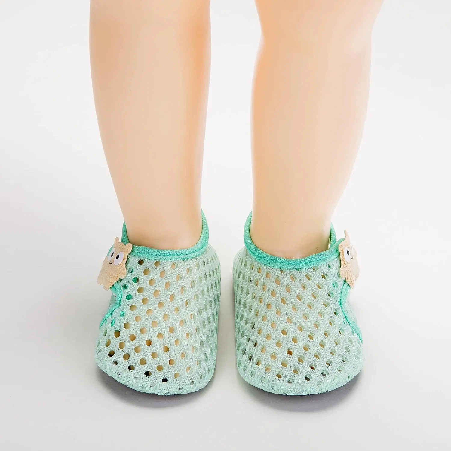 Детские кроссовки-носочки с принтом животных для девочек, Mint Green — фото 2