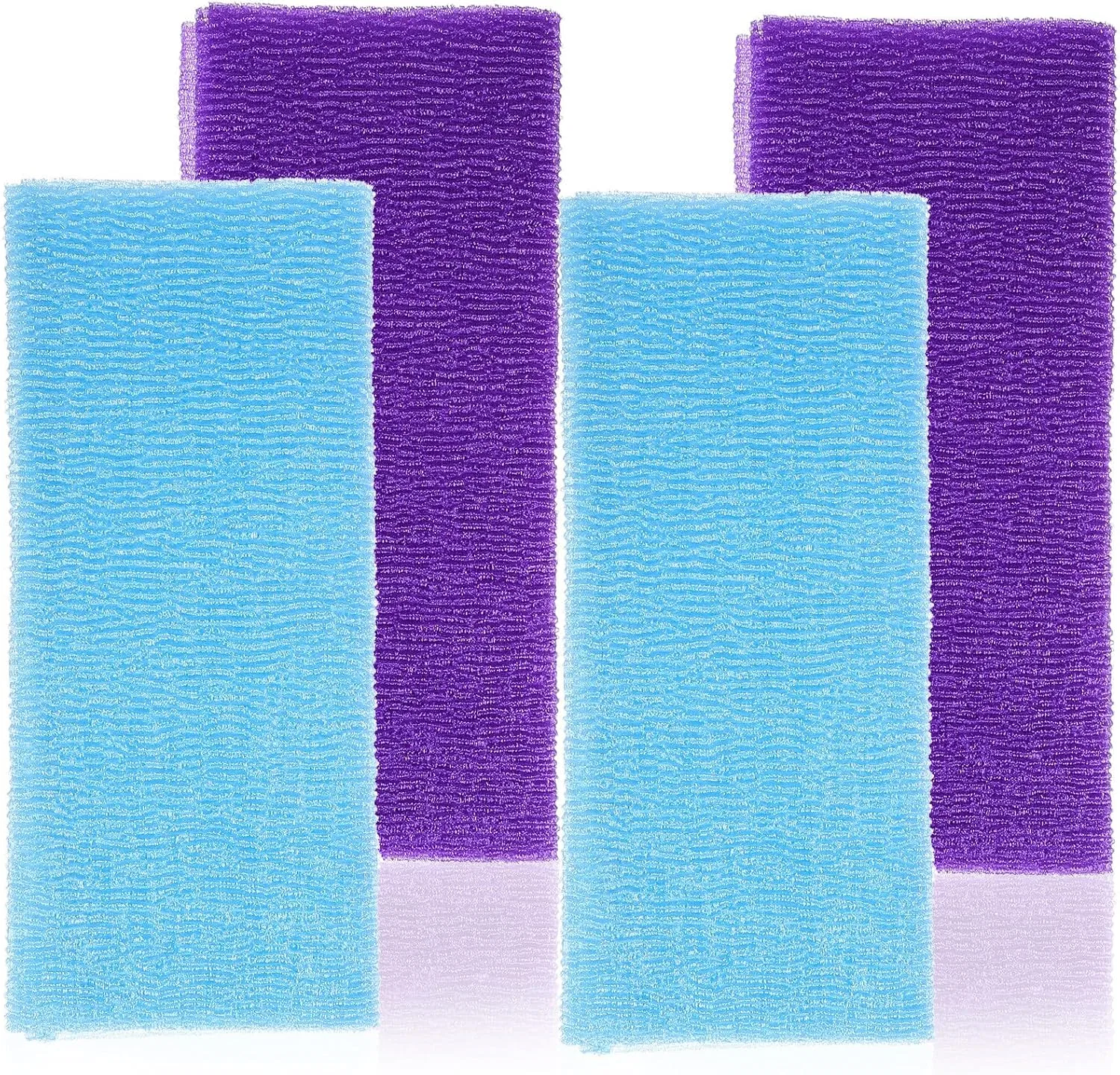 Пилинг-рукавицы для тела, набор 4 шт, DOITOOL, 100x30x0.5 см