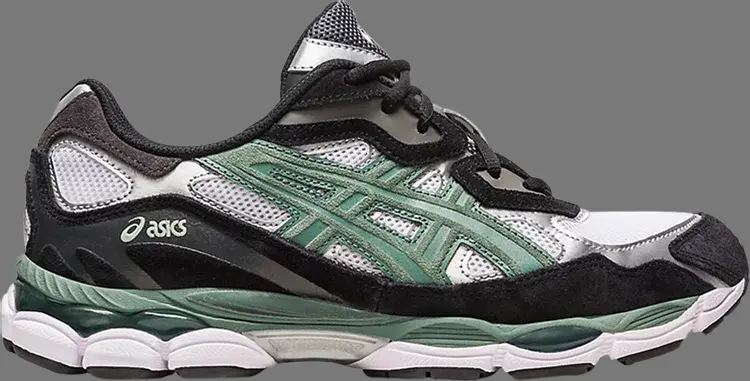 

Кроссовки gel nyc 'white black ivy' Asics, белый