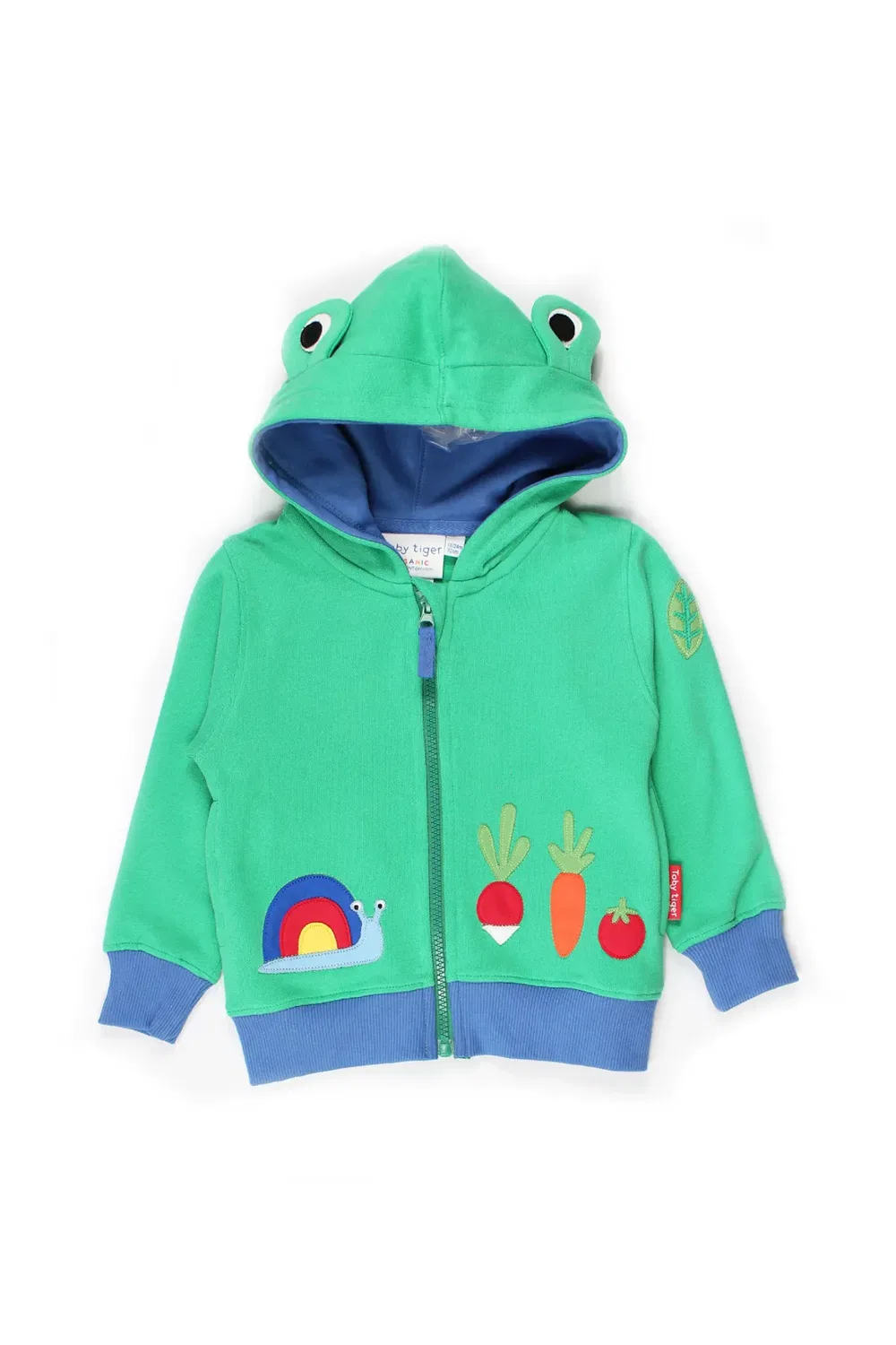 Детский худи с аппликацией Frog Toby Tiger, Multi