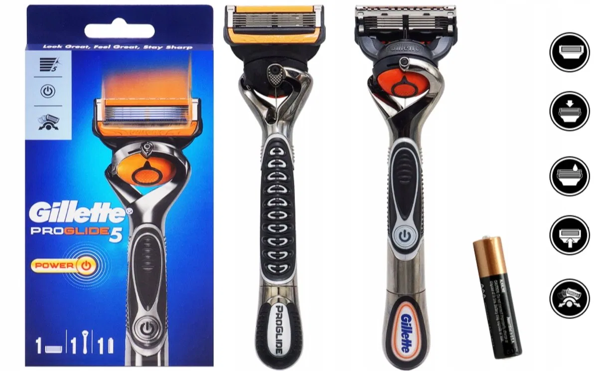 Мужская бритва Gillette Proglide Power, Black — фото 3