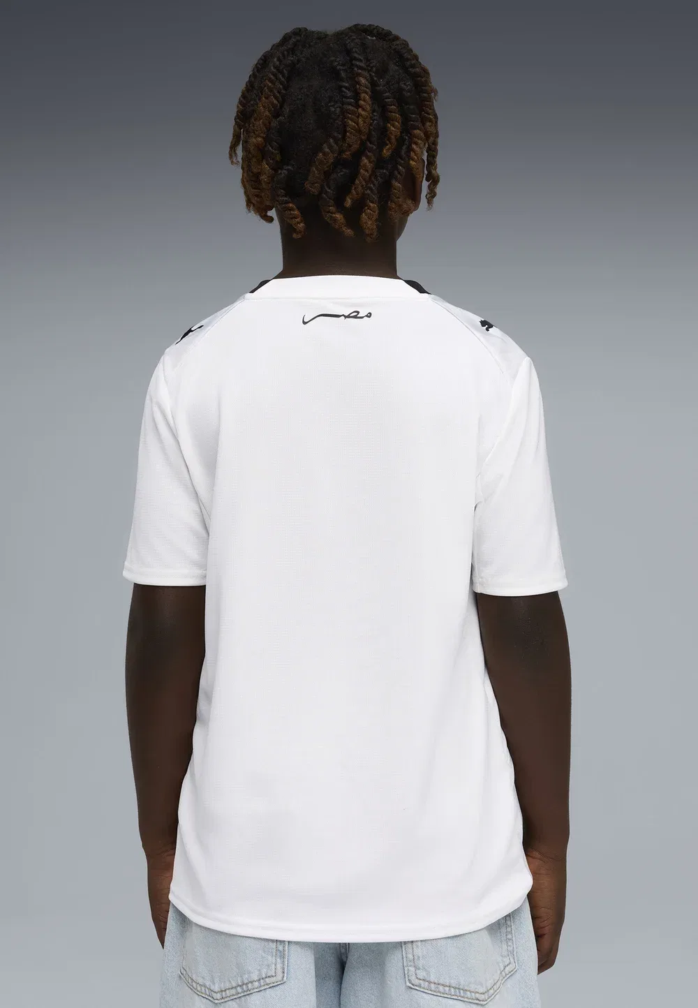 Ägypten 2026 auswärtstrikot унисекс - футбольная футболка Puma, White-Feather Gray — фото 2