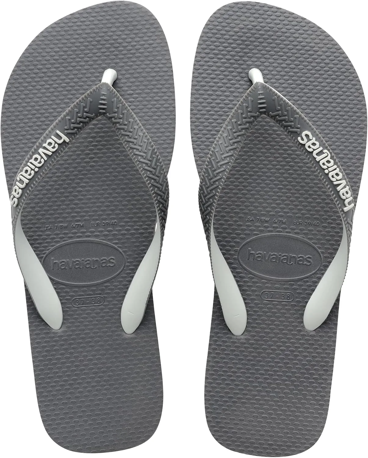 Шлепанцы унисекс Havaianas Top Mix, серый/стальной