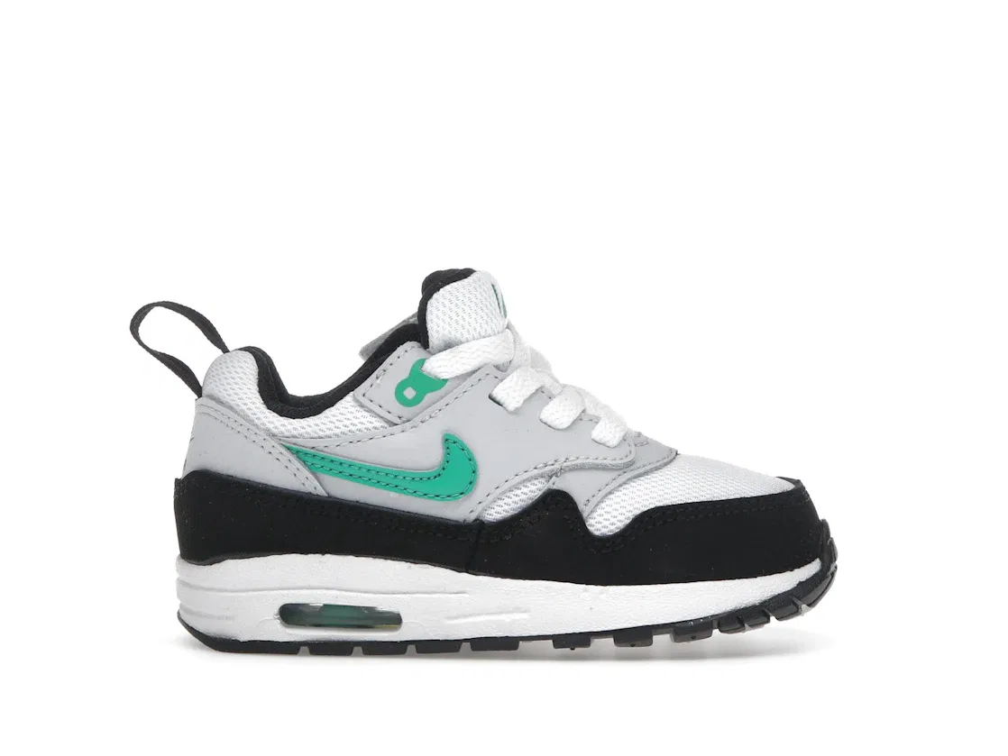 Детские кроссовки Lifestyle Nike Air Max 1 EasyOn, White/Pure Platinum/Black/Stadium Green