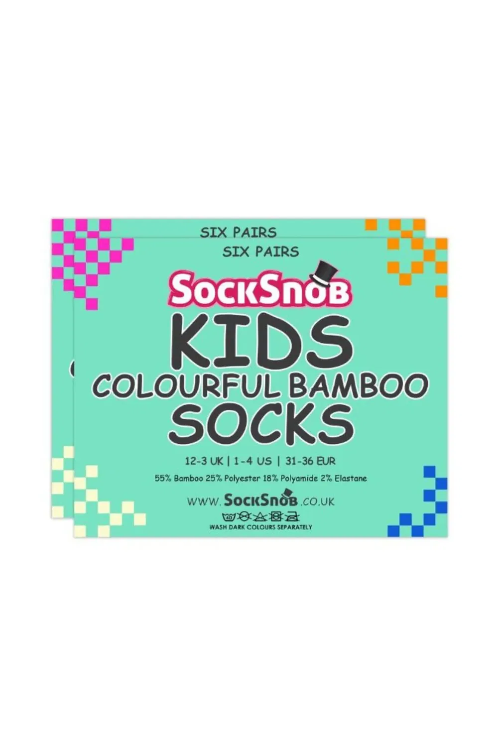 Комплект дышащих носков из бамбука Sock Snob, Navy — фото 2