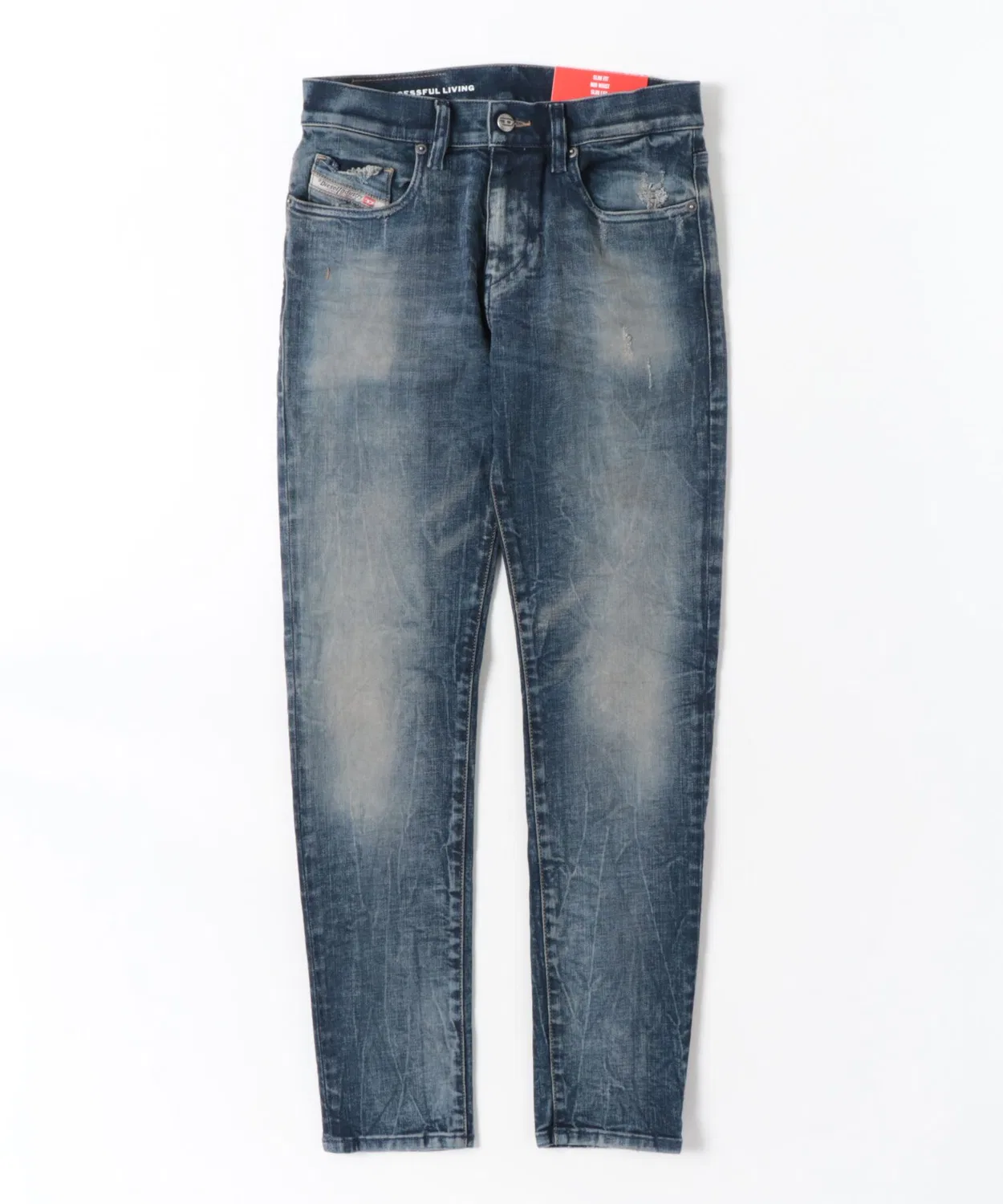Мужские джинсы скинни 2019 D-STRUKT DIESEL, Indigo Blue