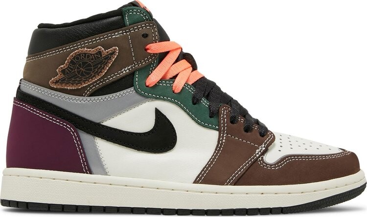 

Кроссовки Air Jordan 1 High OG Hand Crafted, разноцветный, Коричневый, Кроссовки Air Jordan 1 High OG Hand Crafted, разноцветный