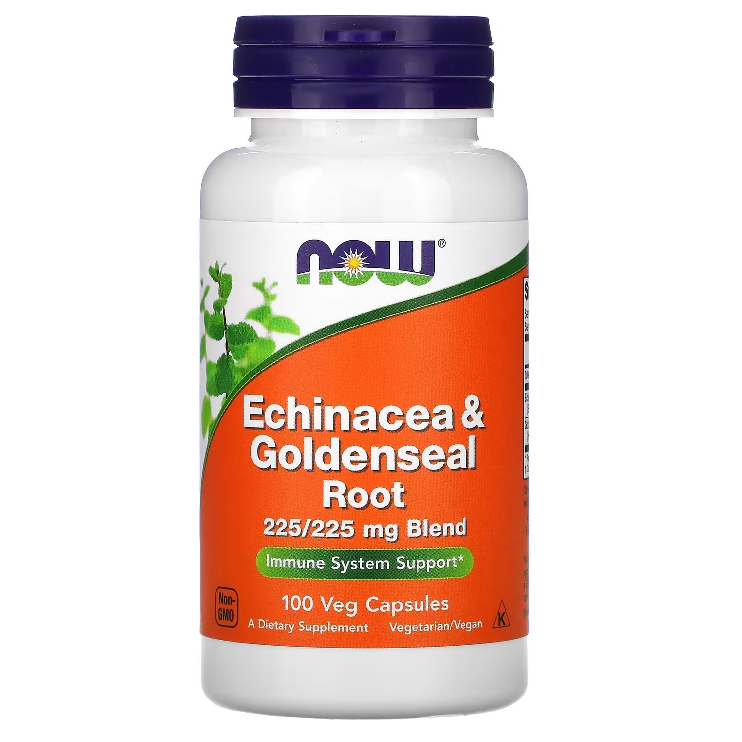 

NOW Foods эхинацея и корень желтокорня, 100 растительных капсул