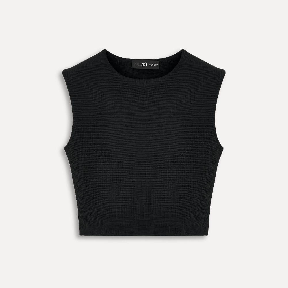 

Топ Zara Buckle 50th Anniversary, черный