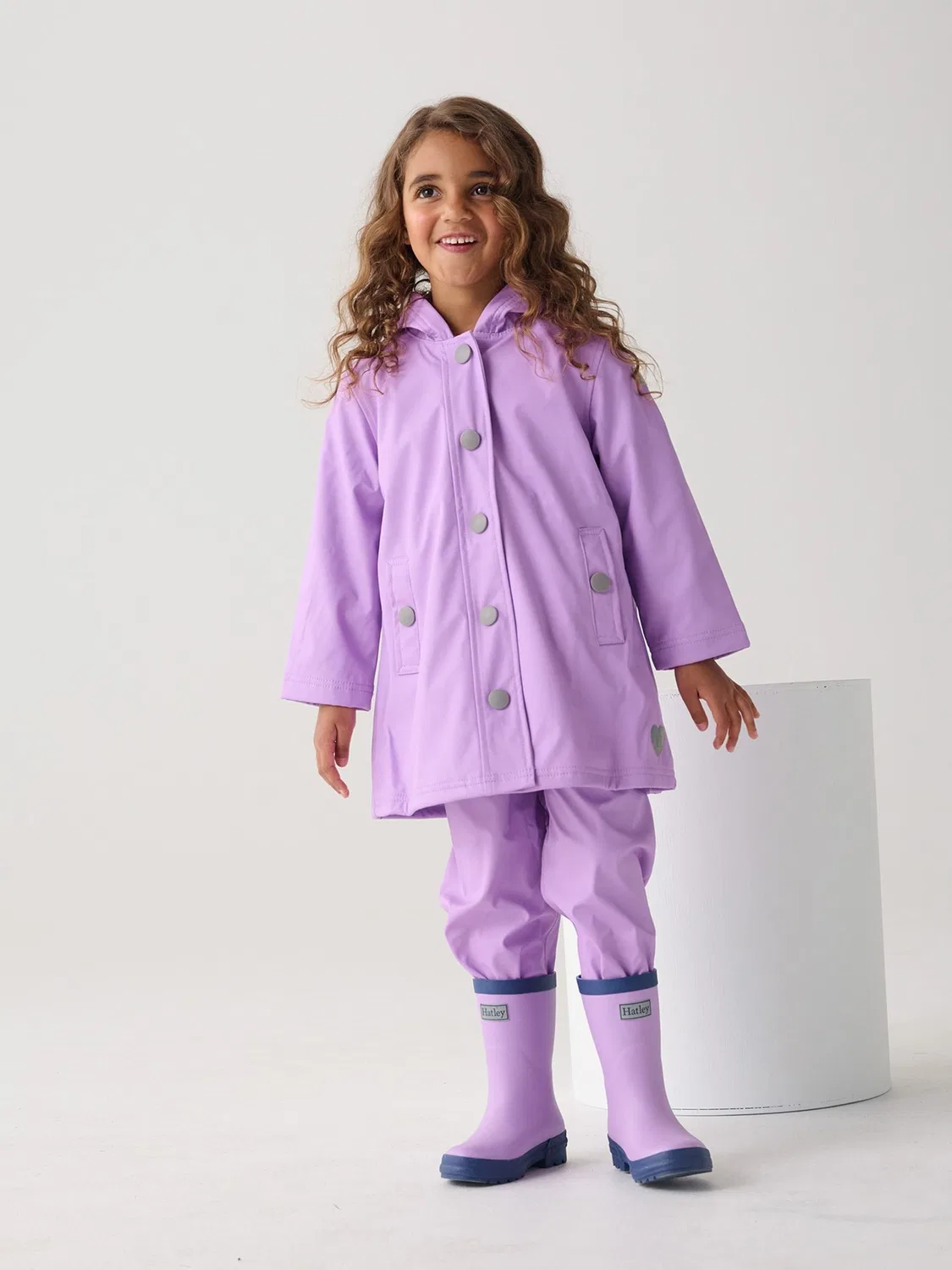 Дождевик Hatley Purple Splash, фиолетовый — фото 2