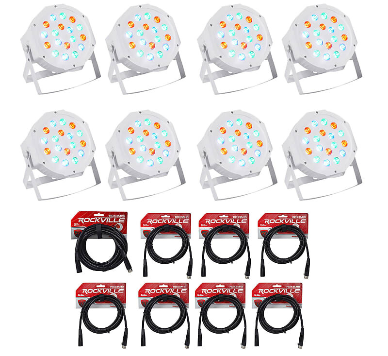 

Перезаряжаемые лампы Rockville RockPAR50 WHT LED RGB Par