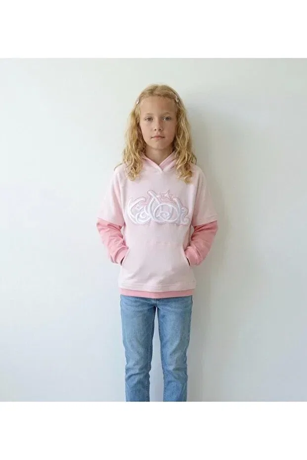 Детское худи для девочек хлопковое Sportswear Mark&Mark, Pink