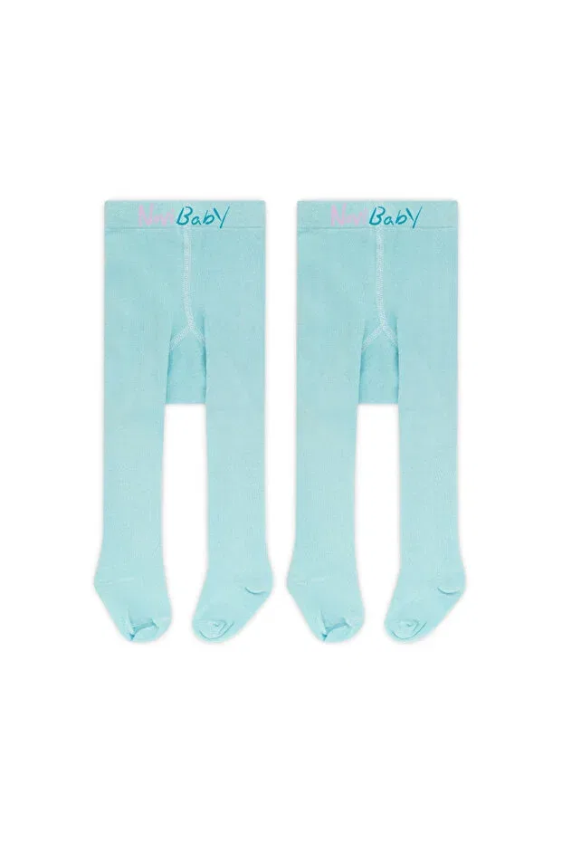 Детские колготки хлопковые 2 шт. Basics Novibaby, Blue Blue