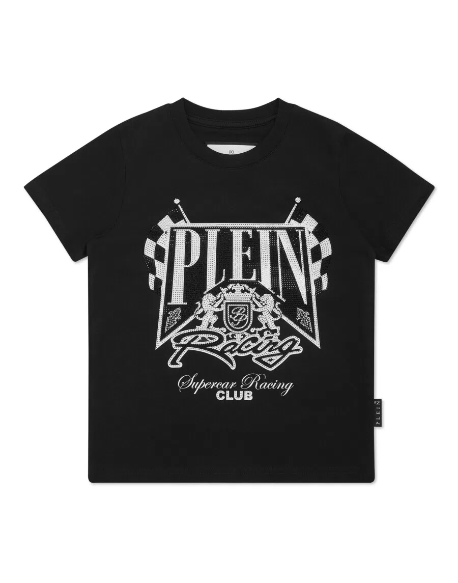 Футболка Philipp Plein 'Racing' черного цвета