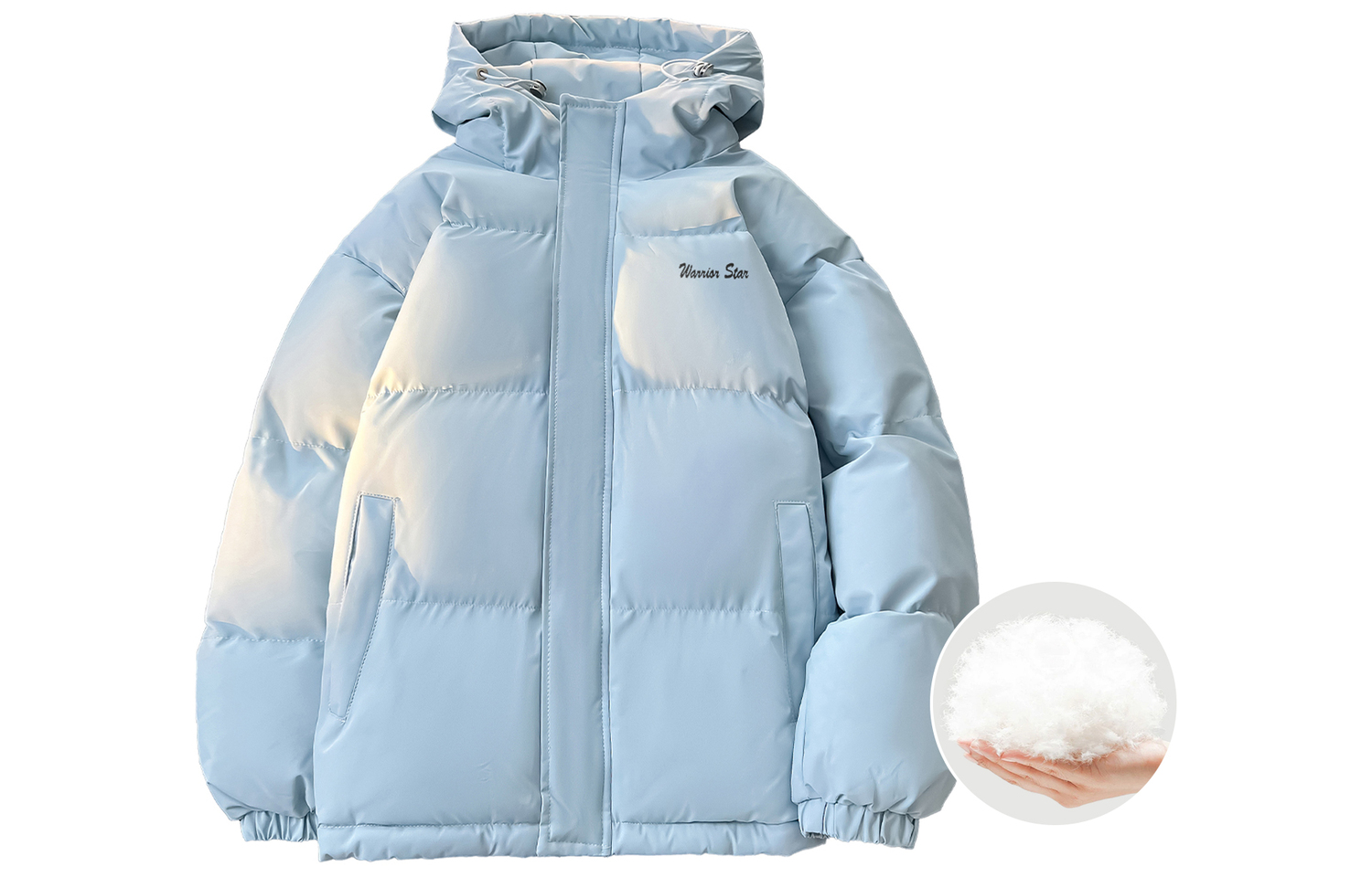 

WARRIOR Пуховик Unisex, Light Blue