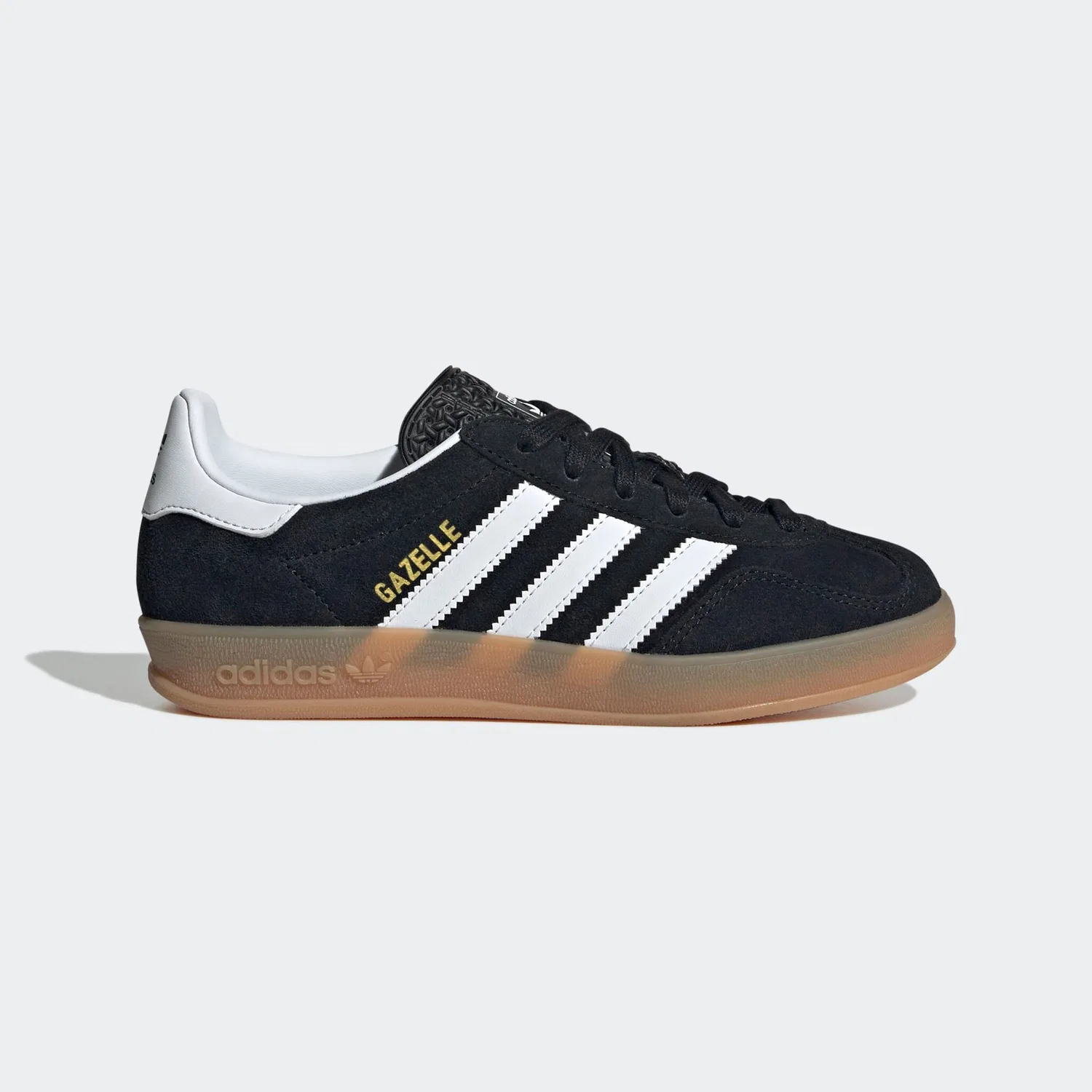 Детские кроссовки с низким верхом из замши Adidas Originals, Core Black/Ftwr White/Gum 2 — фото 2