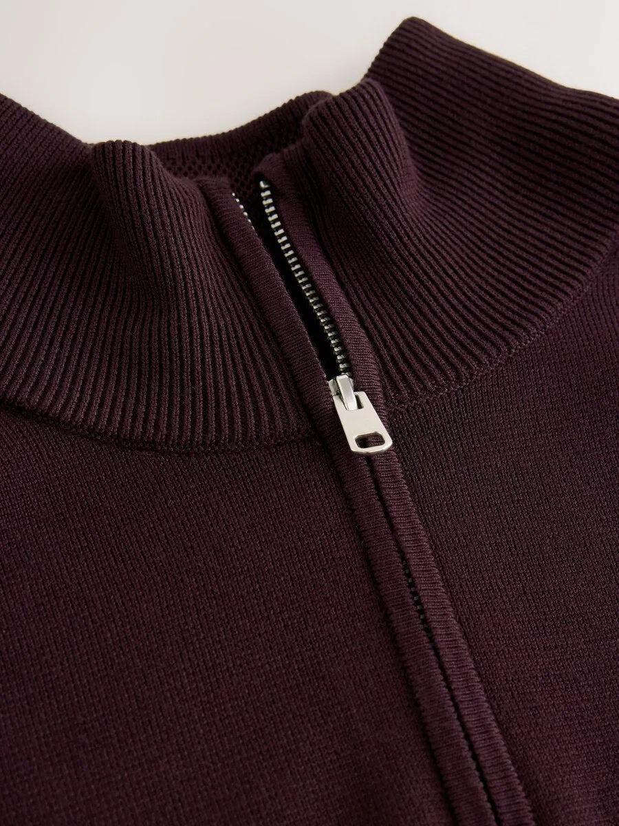 Свитер Next Sweater 'N Premium' в баклажановом цвете — фото 3