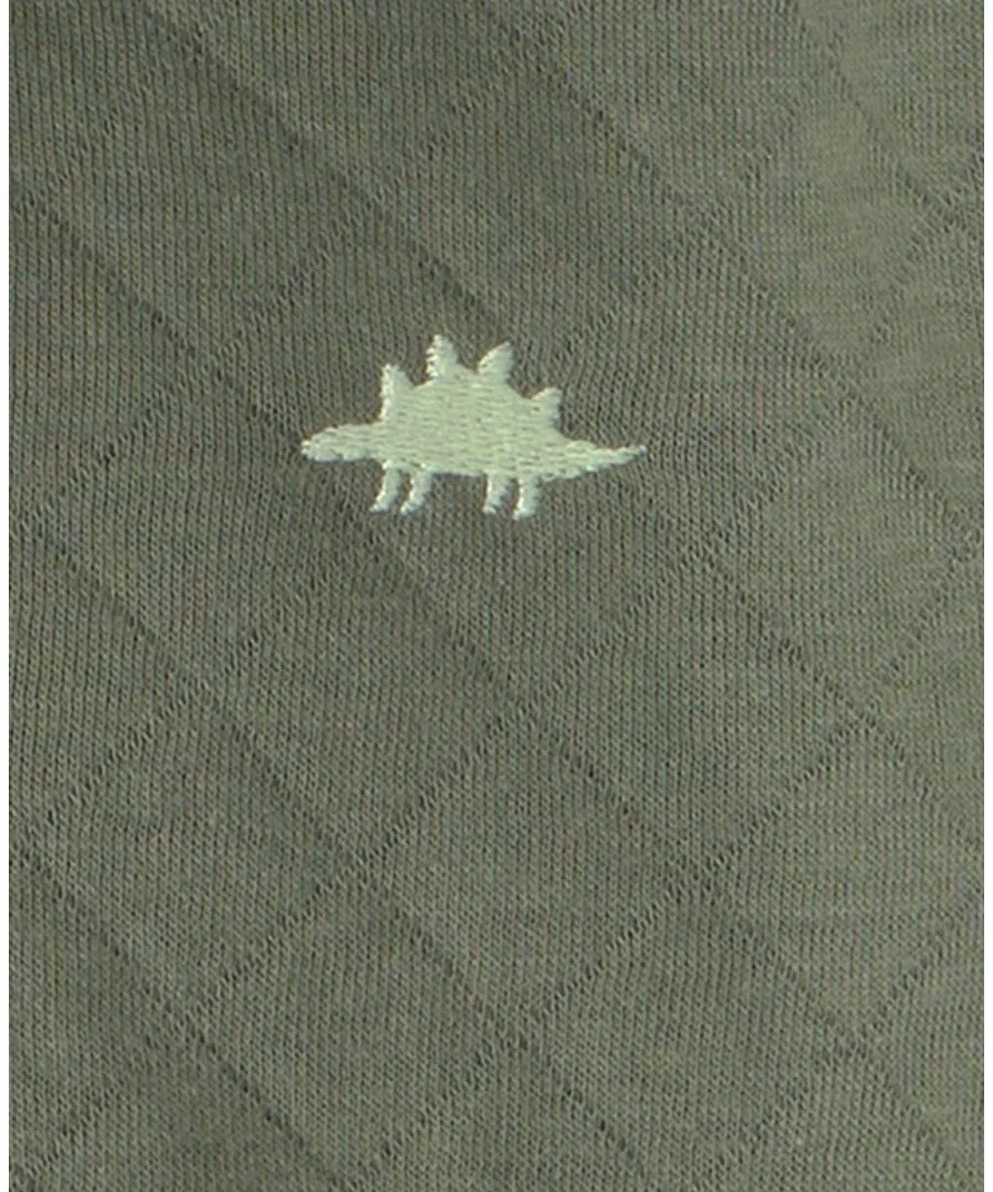 Комплект из 3 предметов с динозаврами, куртка и боди и штаны Carter's, Olive Green — фото 3