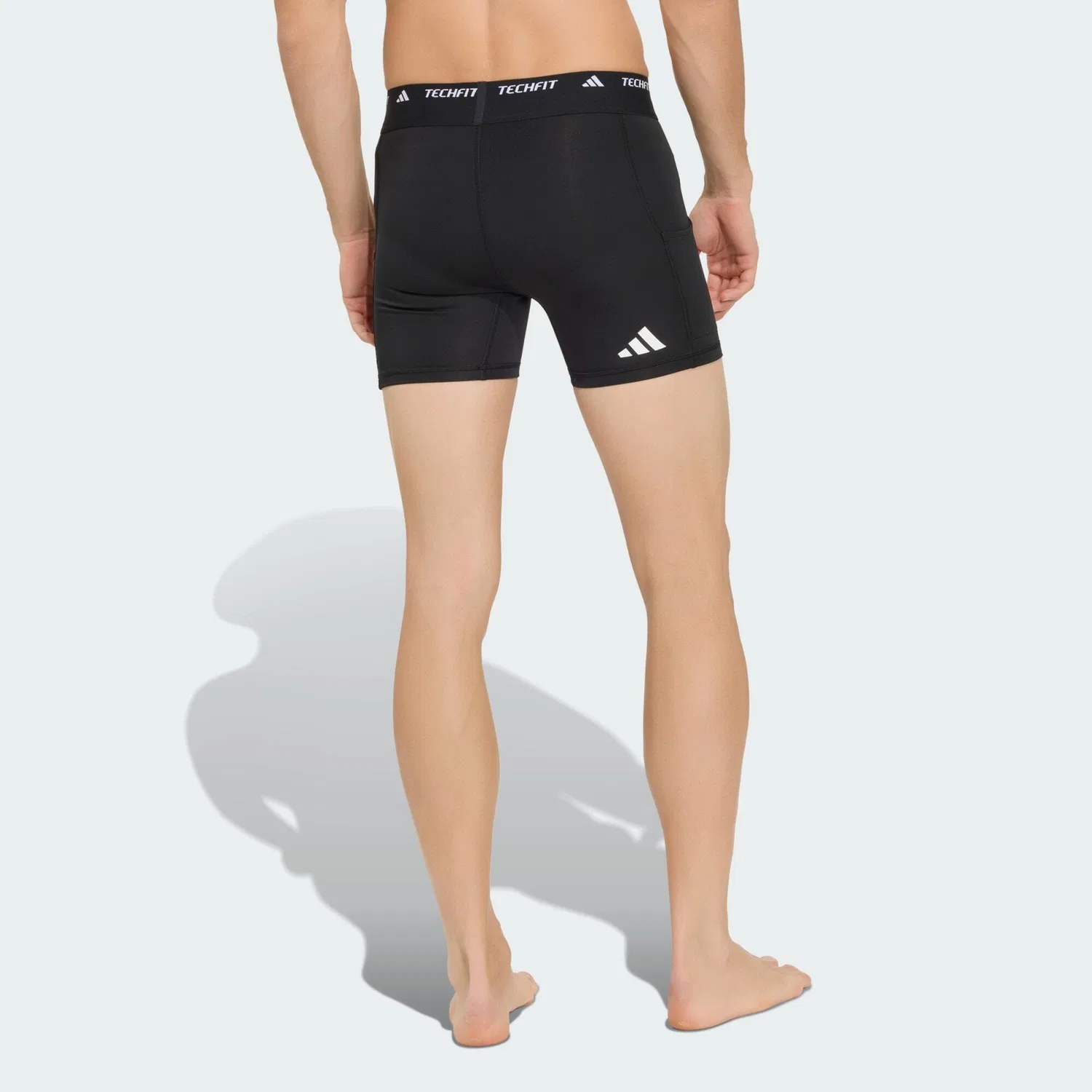 Женские компрессионные леггинсы TECHFIT HYBRID, Adidas, Черный — фото 4