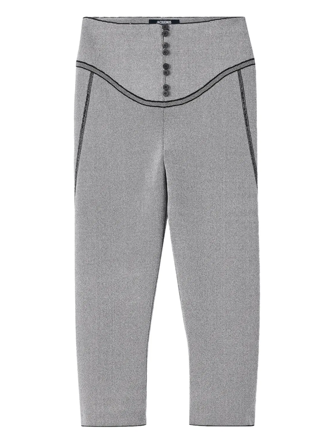 Укороченные брюки, серые Jacquemus, серый