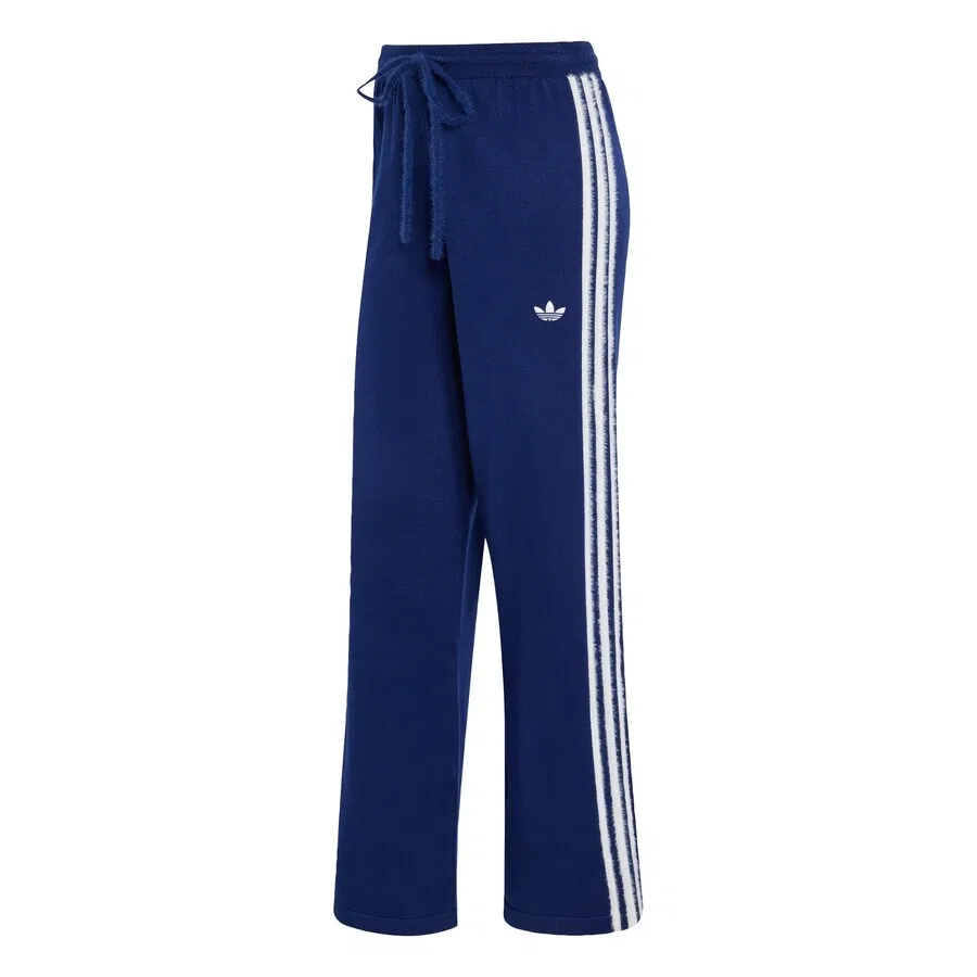 Брюки ADIDAS ORIGINALS свободного кроя 'Firebird' темно-синего цвета