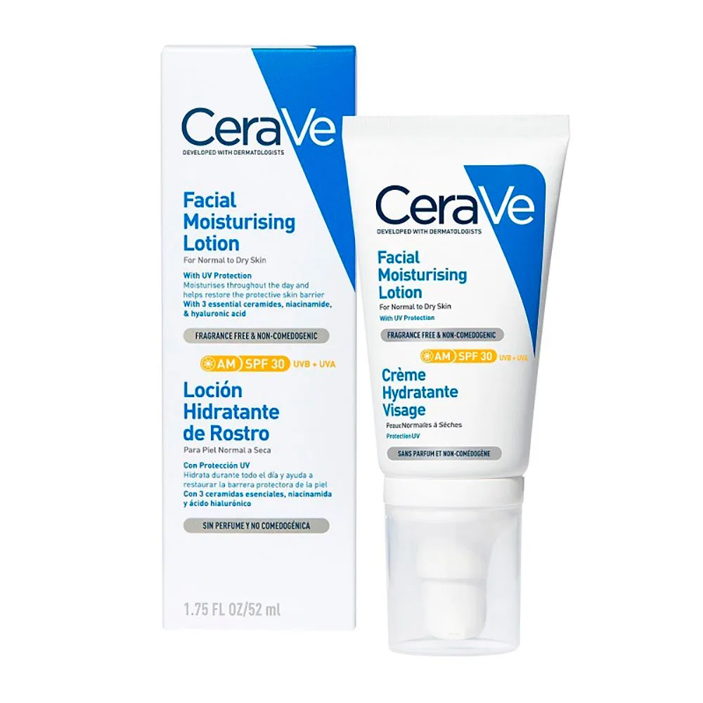 Лосьон для лица с SPF30 Cerave, 52 мл — фото 2