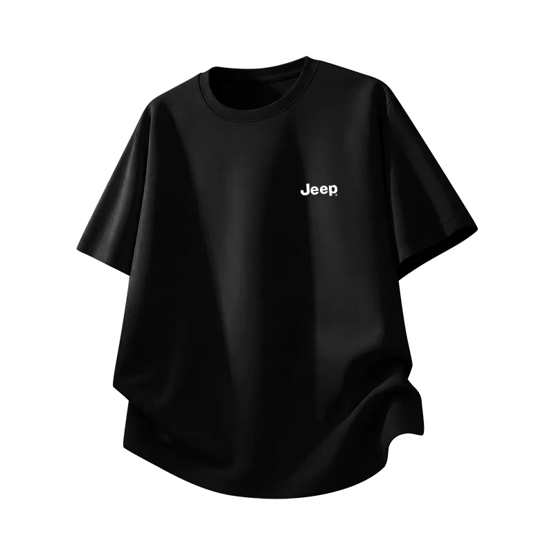 Детская футболка с коротким рукавом Jeep, Black/E White Logo Silicone K