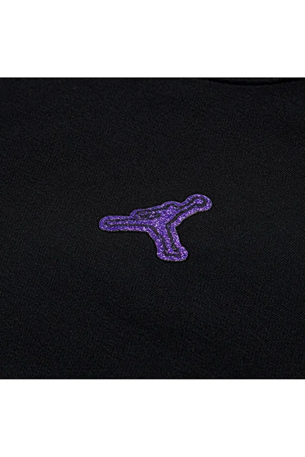 Детская толстовка для девочек с принтом Jordan JDG Blue Jeans & Bling FLC CRE, Nike, 023 — фото 3