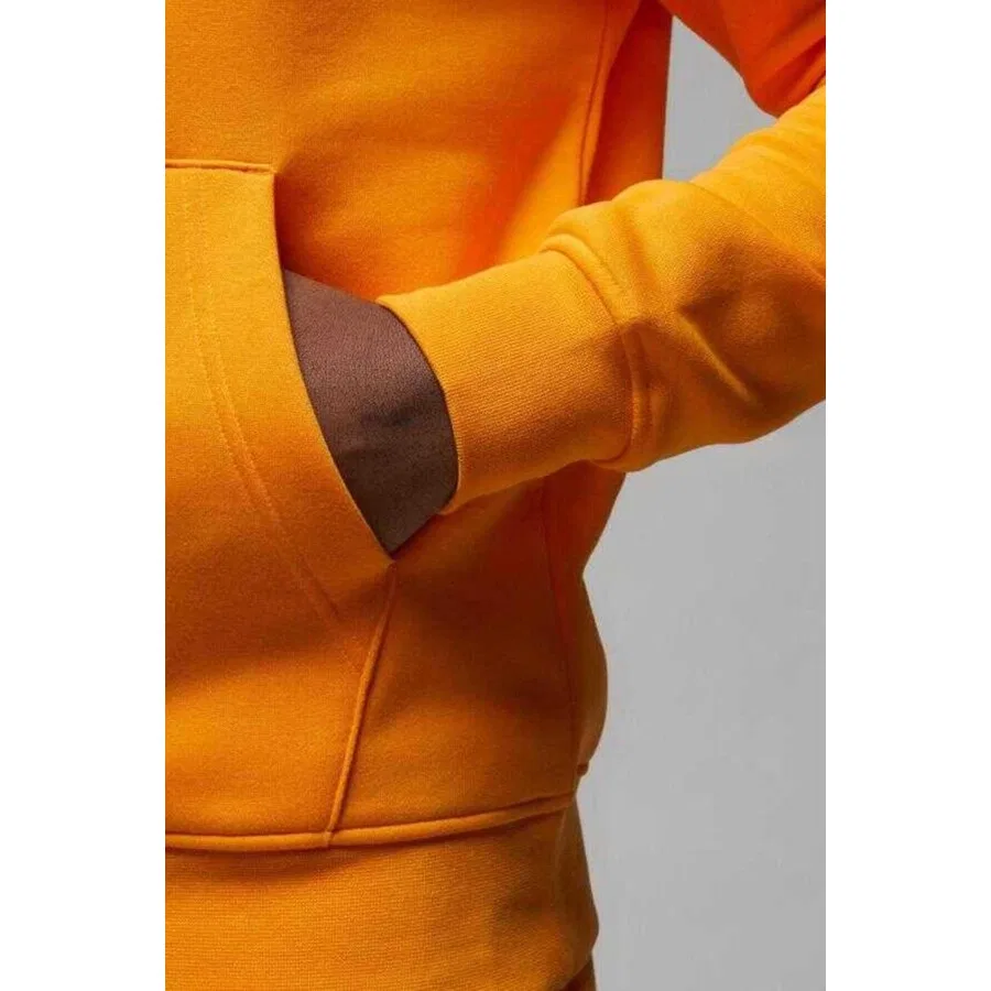 Свитшот-худи с графическим принтом Jordan Flight MVP Graphic Fleece Pullover Hoodie Nike, Оранжевый — фото 4
