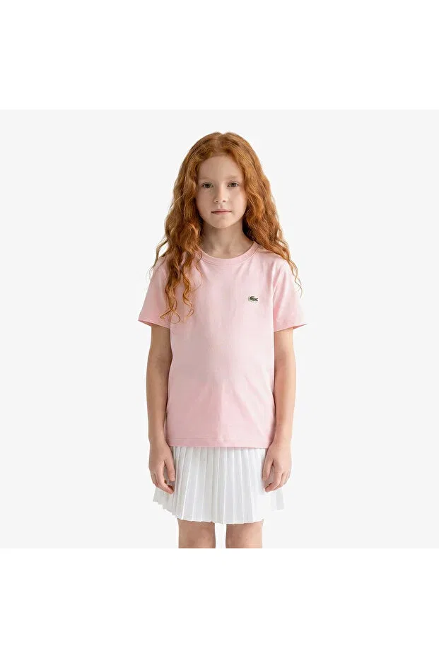 Детская футболка с коротким рукавом Lacoste, Al5-Pink