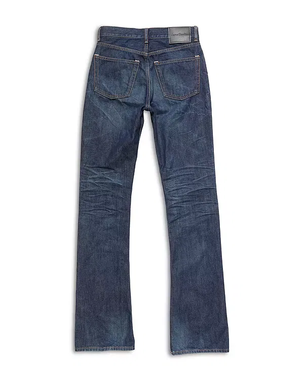 Женские джинсы прямого кроя 2009F Acne Studios, темно-синий — фото 2