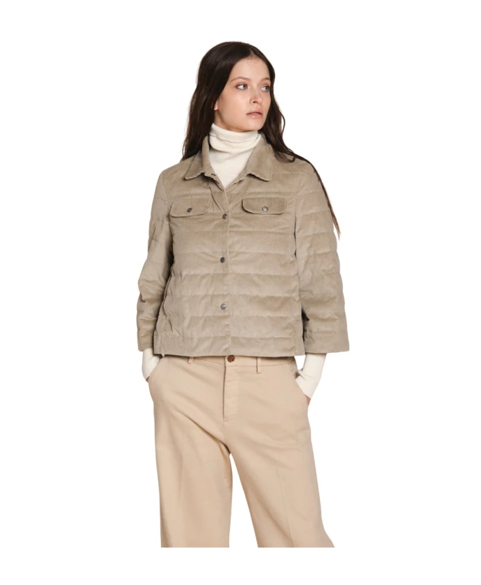 

Женская вельветовая куртка бежевого цвета Mason'S, бежевый