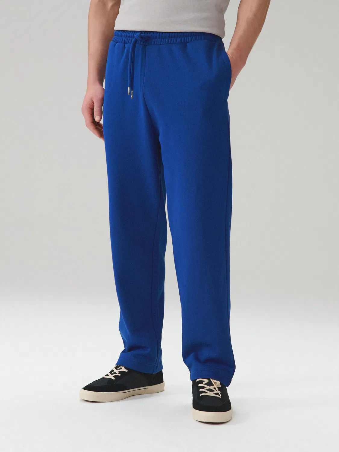 Джоггеры прямого кроя Cobalt Blue Brushback Joggers Next, кобальтовый синий — фото 2