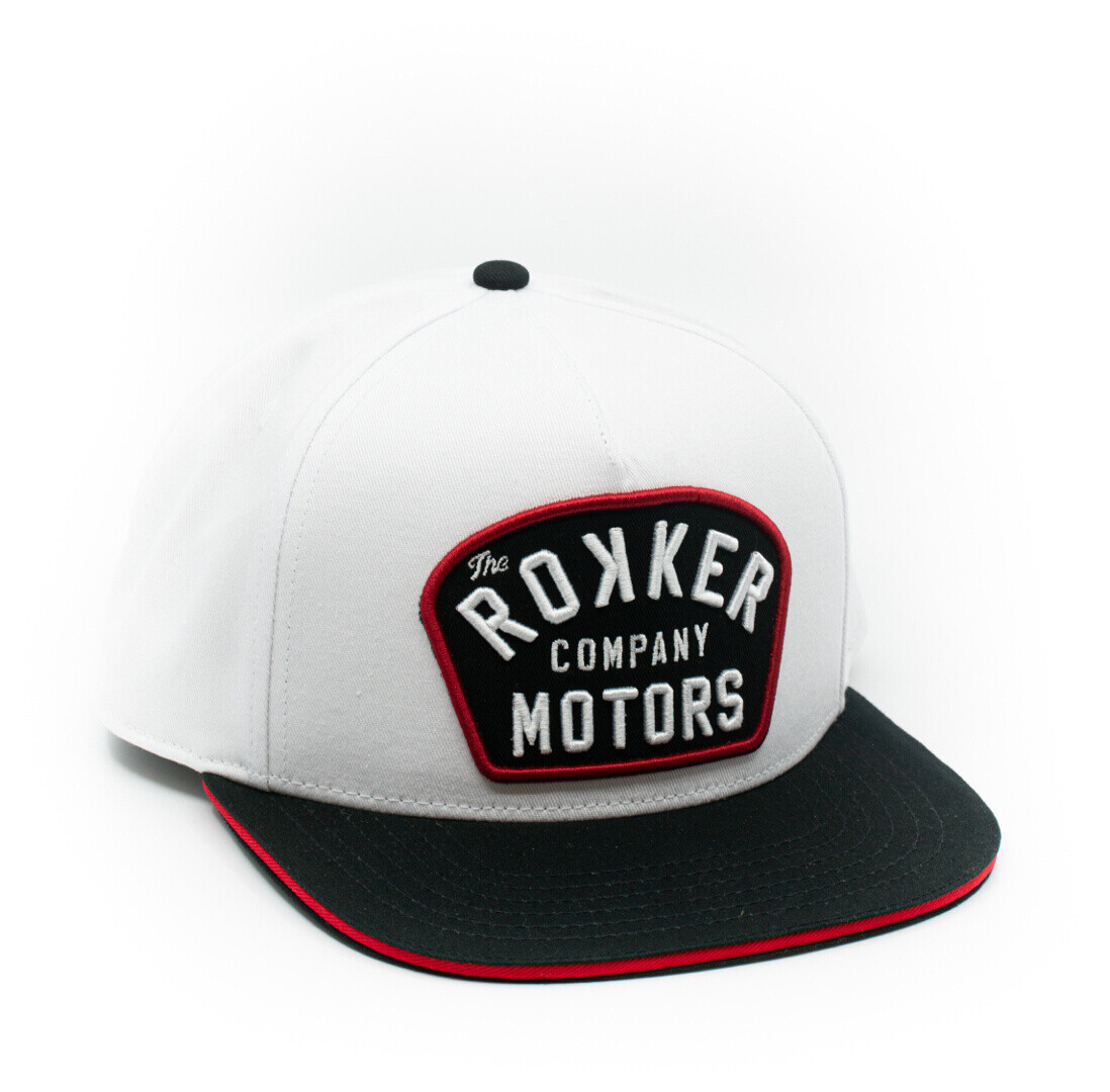 

Кепка Rokker Motors Patch, белый/черный/красный