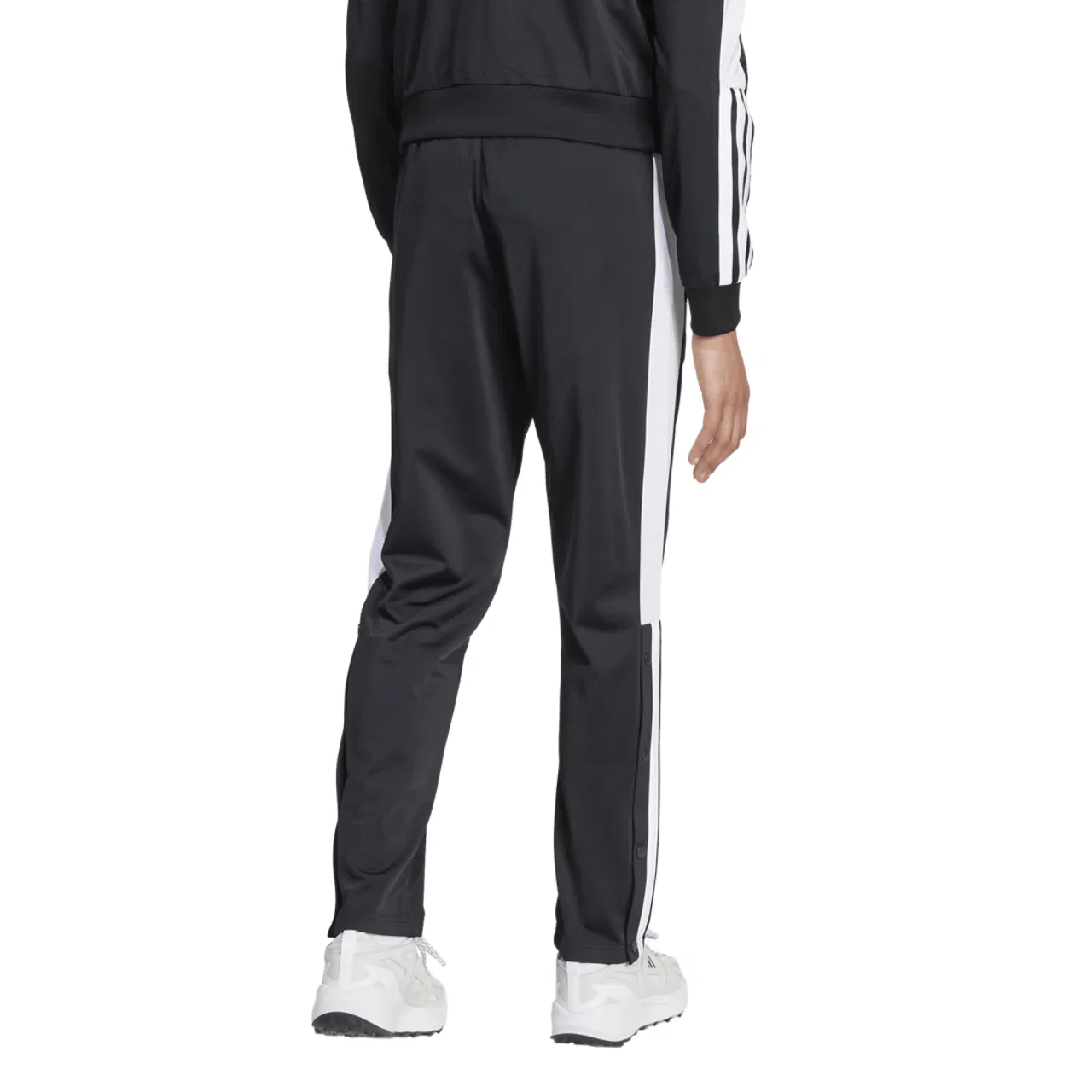 Мужские брюки 3-Stripes Colorblock Snap Adidas, белый/черный — фото 2